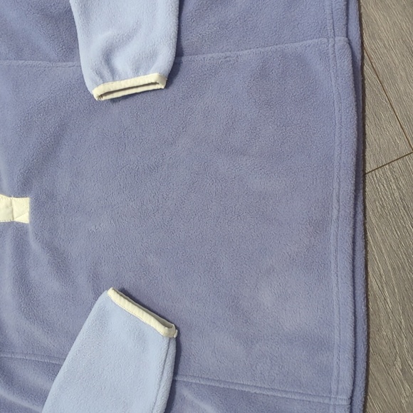 Columbia Fleece Color Block Quarter Snap Pullover Sweater - Picture 6 of 8